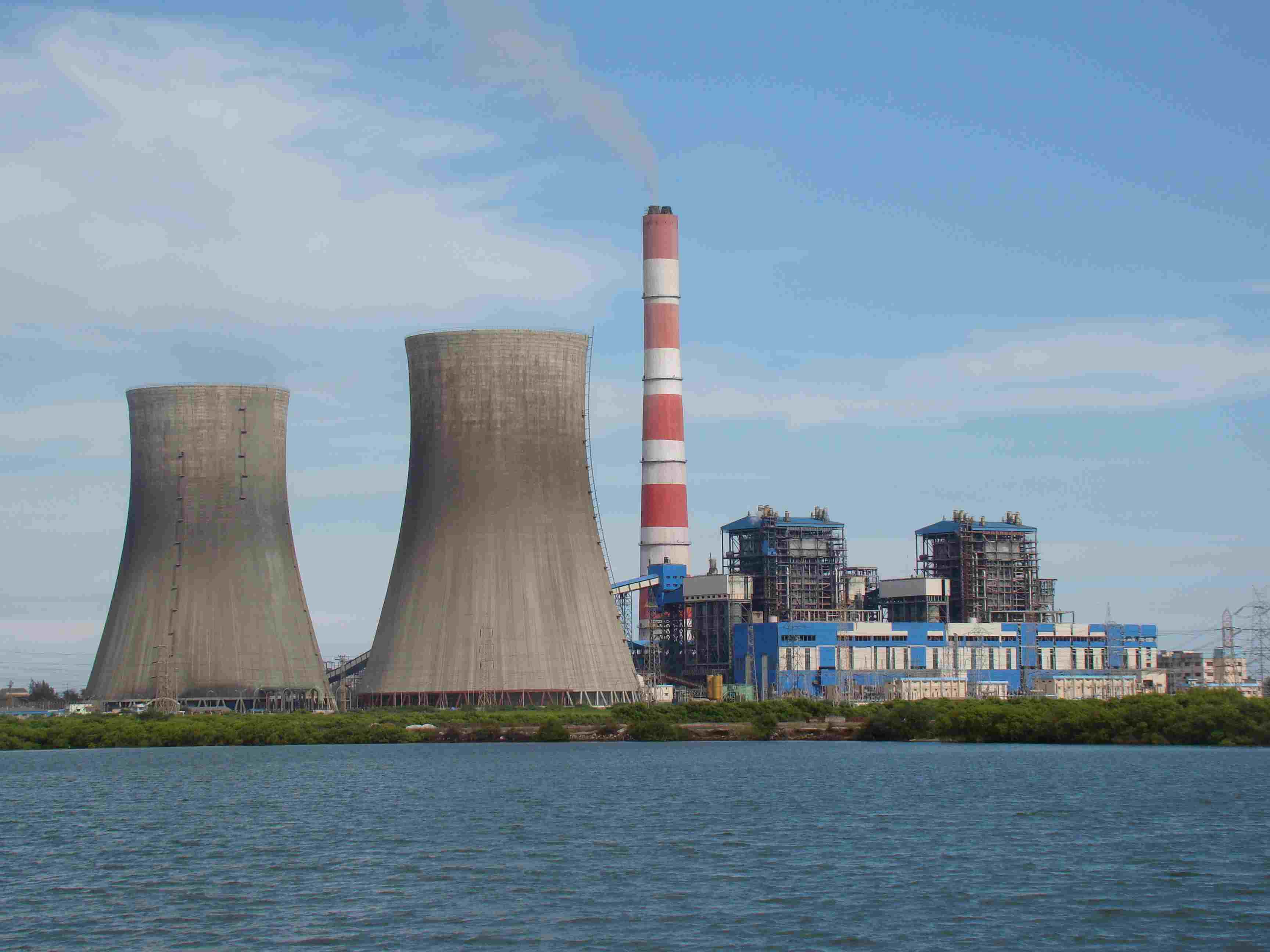 Kohlekraftwerke in Tuticorin, Tamil Nadu, Indien, mit einer Kapazität von einem Gigawatt. (Quelle: NLC India)